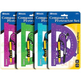 COMPAS & PROTRACTOR SET