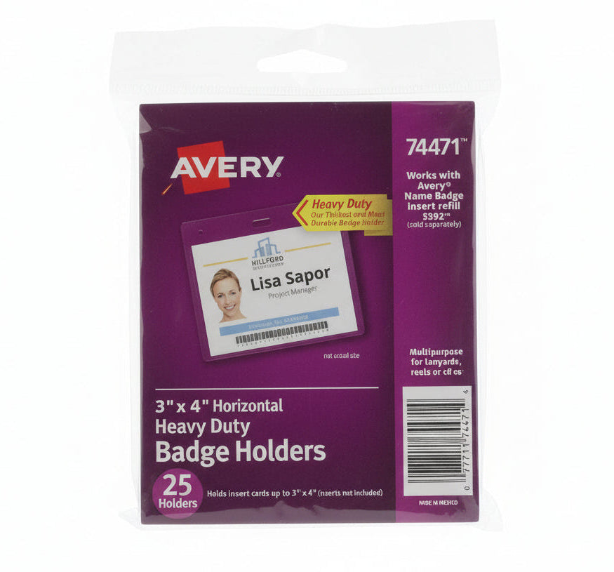 Heavy Duty Badge Holders| 3 X 4 Horizontal