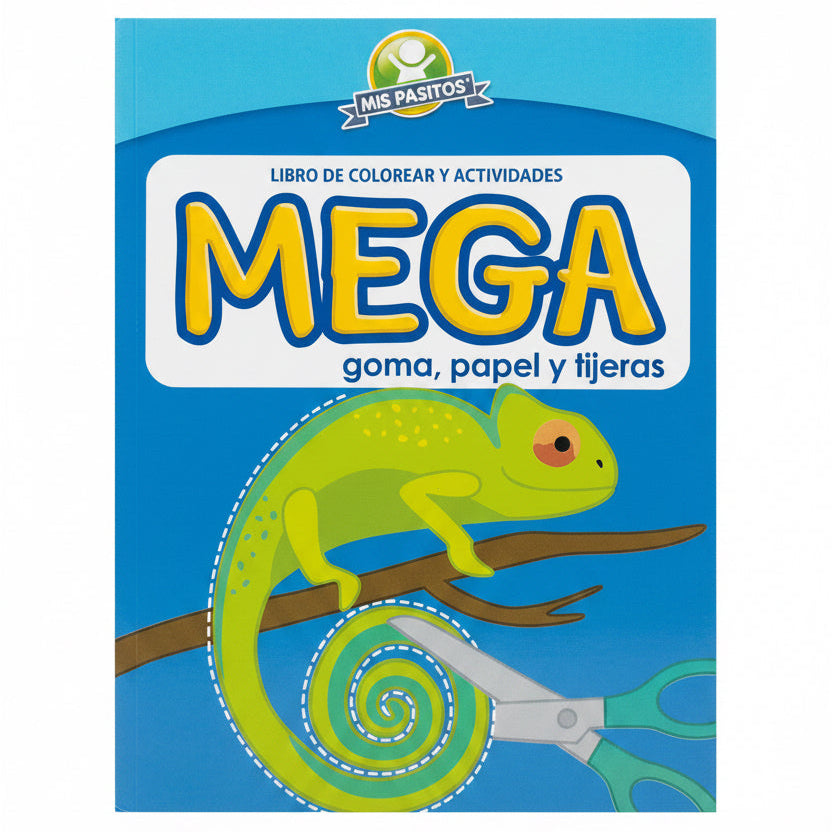 Libro Mega Goma, Papel y Tijera