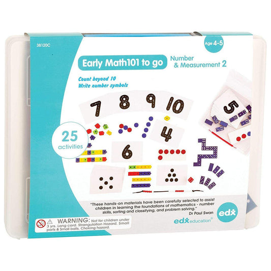 EARLY MATH101 TO GO NUMBER & MEASUREMENT AGES 4-5