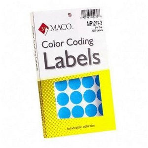 CODING LABEL 3/4" LT.BLUE 1000 PC