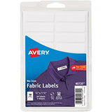 FABRIC LABEL NO-IRON HANDWRITE 1/2" X 1-3/4"