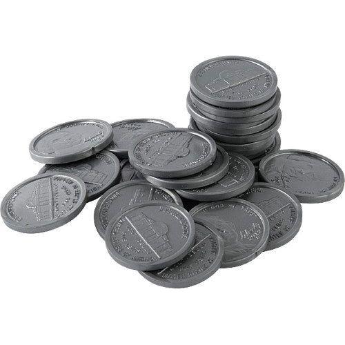 PLAY MONEY: NICKELS 100 PC