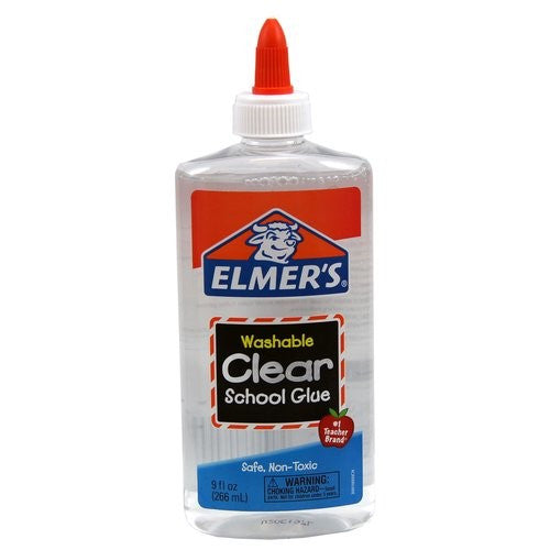 WASHABLE CLEAR SCHOOL GLUE 9 OZ
