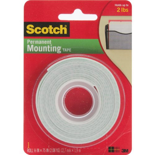 MOUNTING TAPE 1/2 X 75"