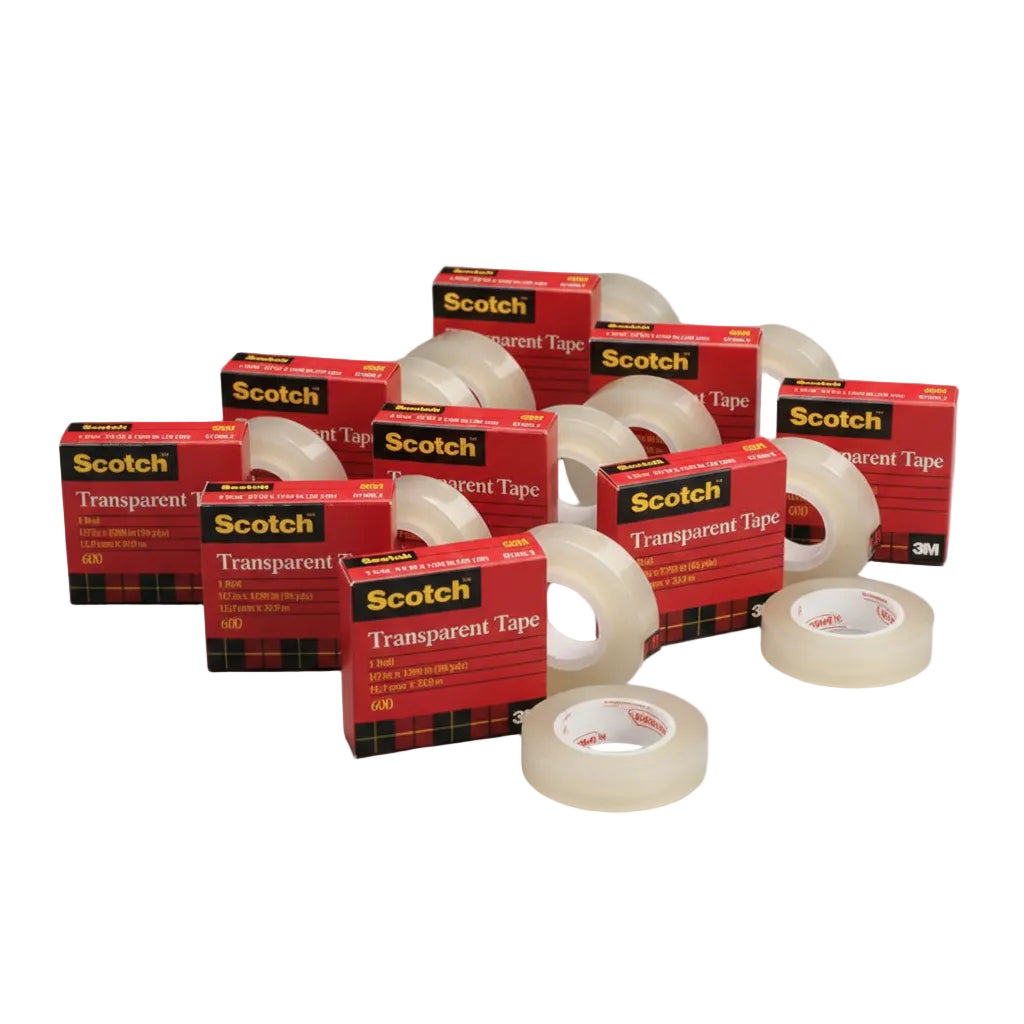 TRANSPARENT TAPE 1/2" X 36 YD | Dz