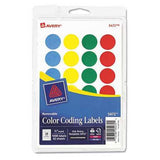 REMOVABLE ASST COLOR CODING LABELS 3/4" PQ.1008
