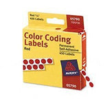 CODING LABEL RED 1/4" PQ.450