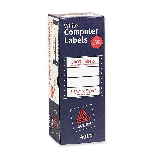 DOT MATRIX PRINTER ADDRESS LABELS 15/16"X 3-1/2"