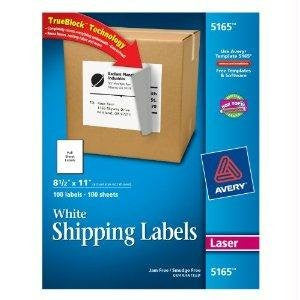 TRUEBLOCK SHIPPING LABEL 8-1/2" X 11" PQ.100