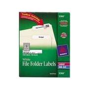 FILE FOLDER LABEL WHITE 2/3" X 3-7/16" PQ.1500