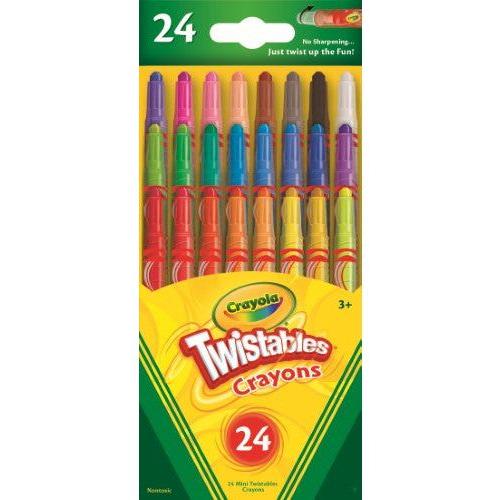 CRAYOLA MINI TWISTABLES CRAYONS PQ.24