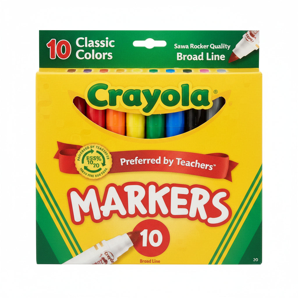 MARKERS BOLD 10-COLORS CLASSIC