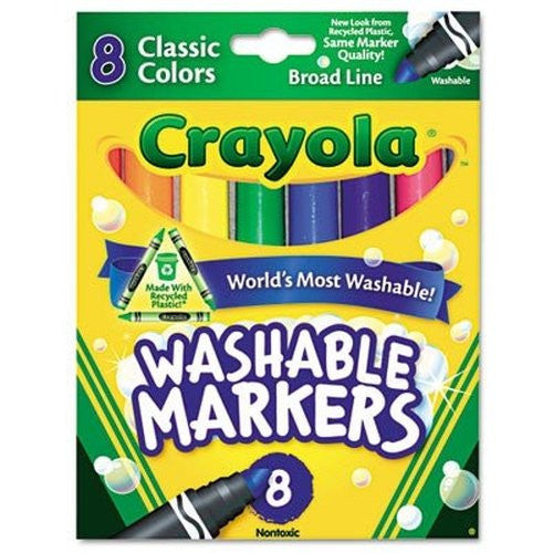 MARKERS BOLD 8-COLORS CLASSIC WASHABLE
