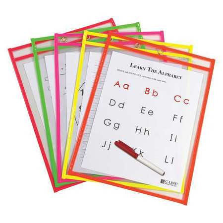 DRY ERASE POCKETS PQT.10