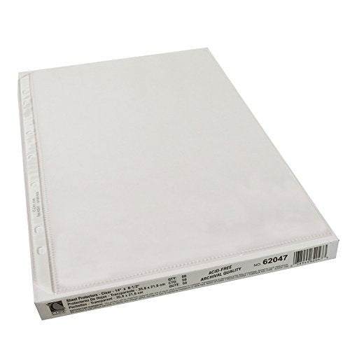 HEAVYWEIGHT POLY SHEET PROTECTOR LEGAL CLEAR CJ.50