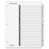 PRINTABLE DIVIDERS A-Z WHITE LETTER