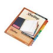 PRINTABLE INDEX DIVIDER 15 TAB ASST LETTER
