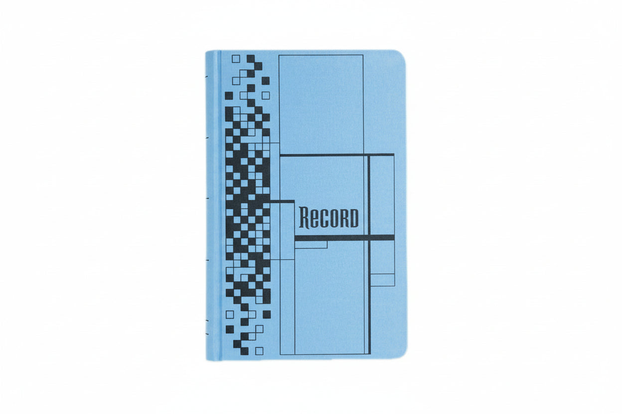 Record Book | 500 pg. | Lt. Blue | 12 x7 | #A-66-500-R