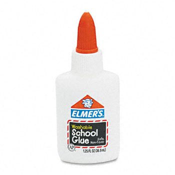 ELMERS WASHABLE SCHOOL GLUE 1-1/4 ONZ