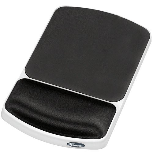 GEL WRIST REST AND MOUSE PAD GRAPHITE/PLATINUM