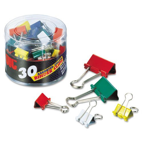 BINDER CLIPS ASSORTED SIZE AND COLORS PQ.30
