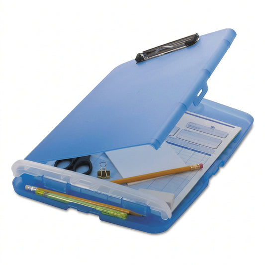Clipboard Slim Storage Box Blue Letter - JA Riollano