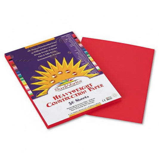 Papel Construccion Holiday Red PQT.50 - JA Riollano