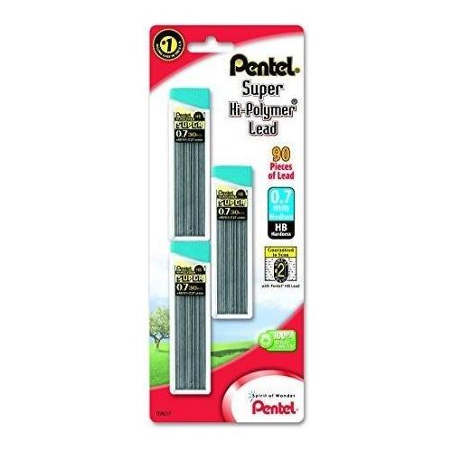 SUPER HI-POLYMER LEAD 0.7MM 30PC/TUBE AND ERASER