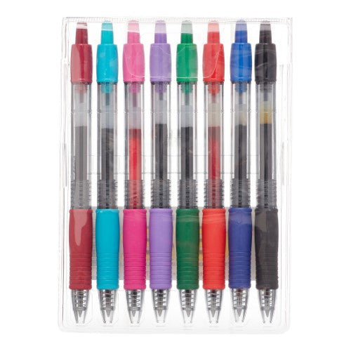 GEL INK G2 FINE ASST PQ.8