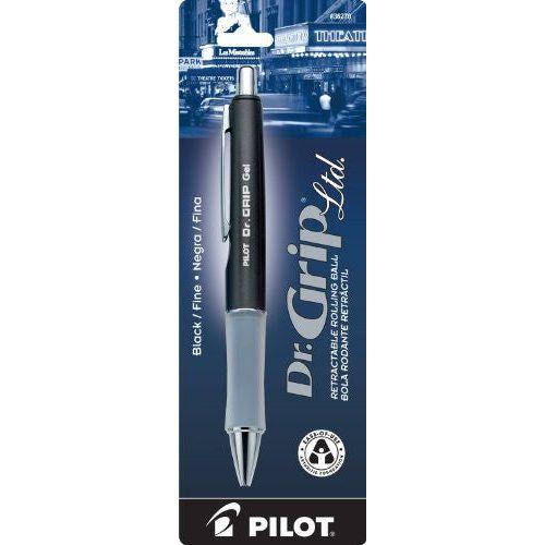 DR. GRIP LIMITED PEN FINE GREY