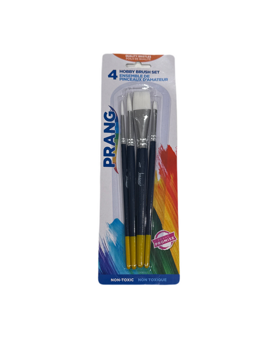PAINT BRUSH HOBBY 4CT ASST