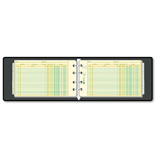 LEDGER BINDER & SHEETS 5 X 8-1/2