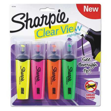 SHARPIE CLEAR VIEW ASST. PQT.4