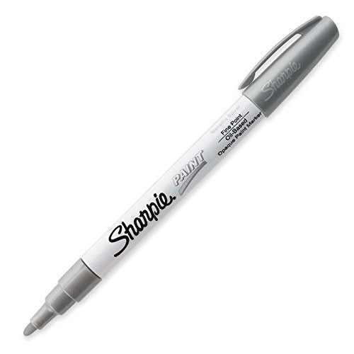 SHARPIE OIL BASE PAINT MARKER SILVER MEDIUM