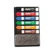 EXPO LOW ODOR ORGANIZE 6 MARKERS/ERASER