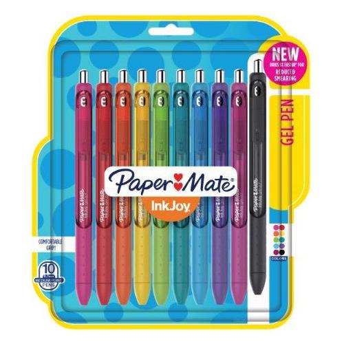 INK JOY GEL RETRACTABLE .7M ASST PQ.10