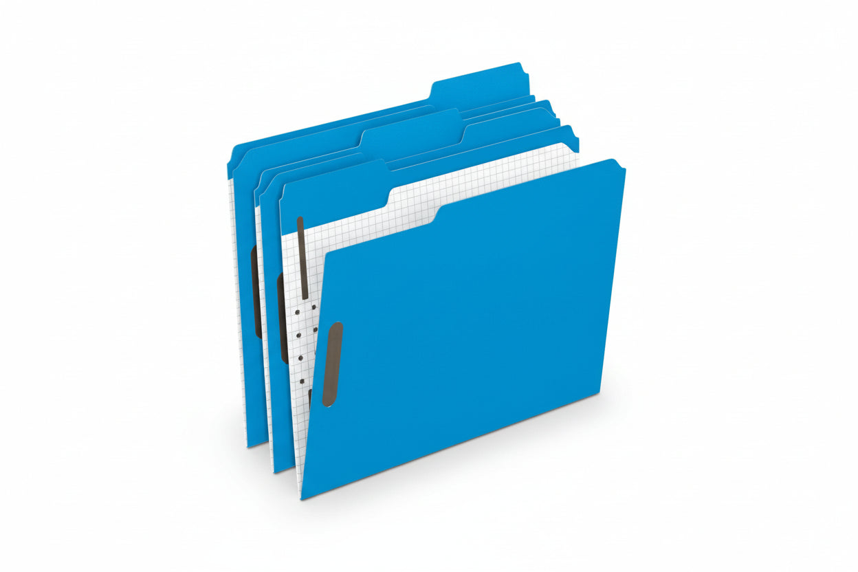 Folder | Letter | Blue | 2 Fastener | Box 50