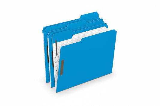 Folder | Letter | Blue | 2 Fastener | Box 50