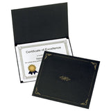 CERTIFICATE HOLDER BLACK LETTER PQ.5