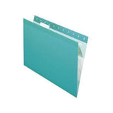 HANGING FOLDER LEGAL AQUA BOX/25