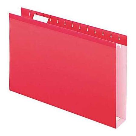 HANGING FOLDER LEGAL RED BOX/25