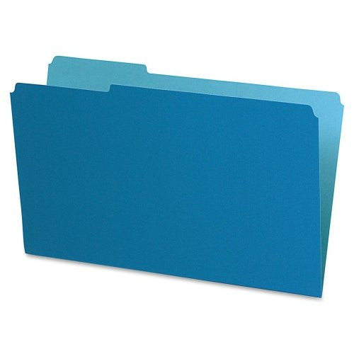 FOLDER INTERIOR LEGAL BLUE BOX/100