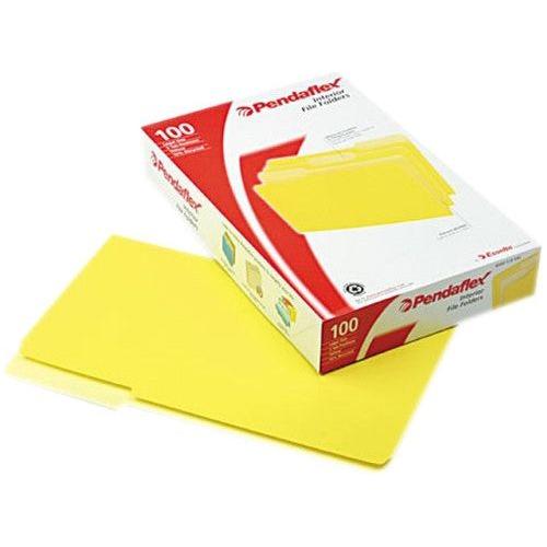 FOLDER INTERIOR LEGAL YELLOW BOX/100