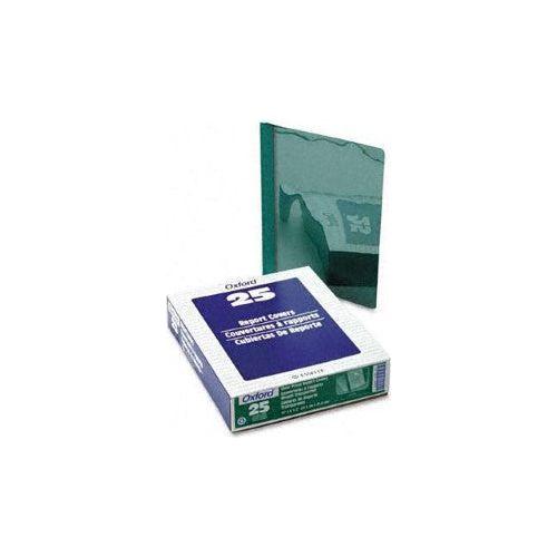 CLEAR FRONT REPORT COVERS LETTER DK. GREEN BOX/25