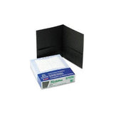 TWIN-POCKET PORTFOLIO PAPER BLACK BOX/25