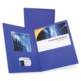 TWIN-POCKET PORTFOLIO PAPER PURPLE BOX/25