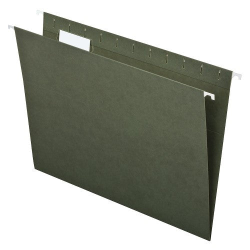HANGING FOLDER LETTER STANDARD GREEN BOX/25