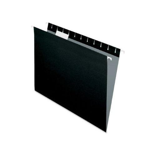 HANGING FOLDER LETTER BLACK BOX/25