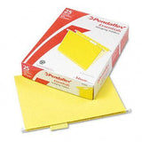 HANGING FOLDER LETTER YELLOW BOX/25